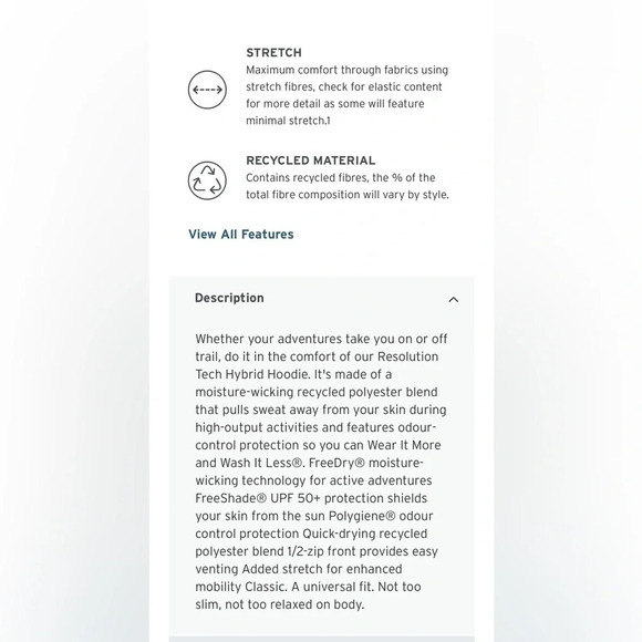 NEW Eddie Bauer Women's Lightweight Hoodie Pullover Jacket 1/2-Zip Gray Large T1 - Picture 9 of 11